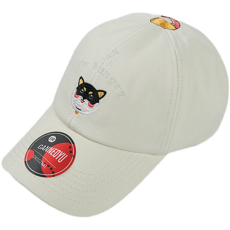 Luminous Sunscreen Big Head Adjustable Peaked Cap