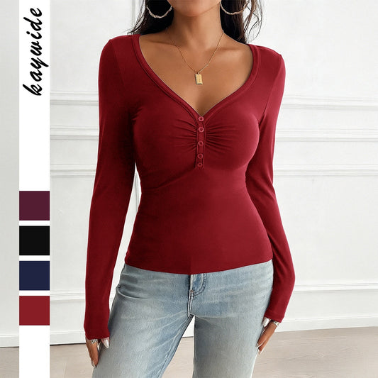 All-Match SpringSummer Sassy Long-Sleeve Set
