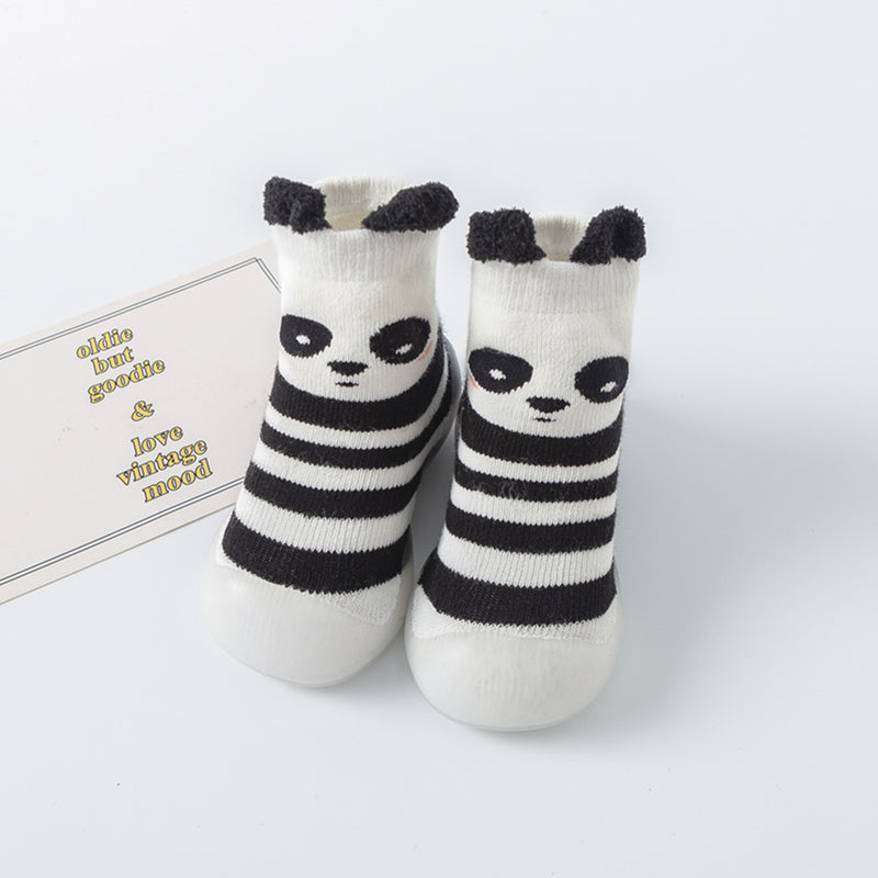 Children's Baby Toddler Mid-tube High-top Socks Floor Shoes