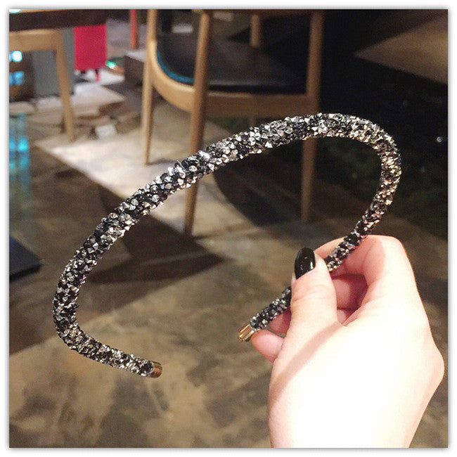 Fine flash diamond hairband with diamond