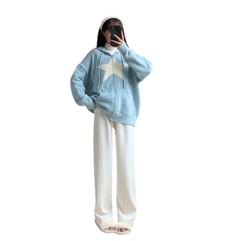 Straightleg Loosefitting Floorlength Pants