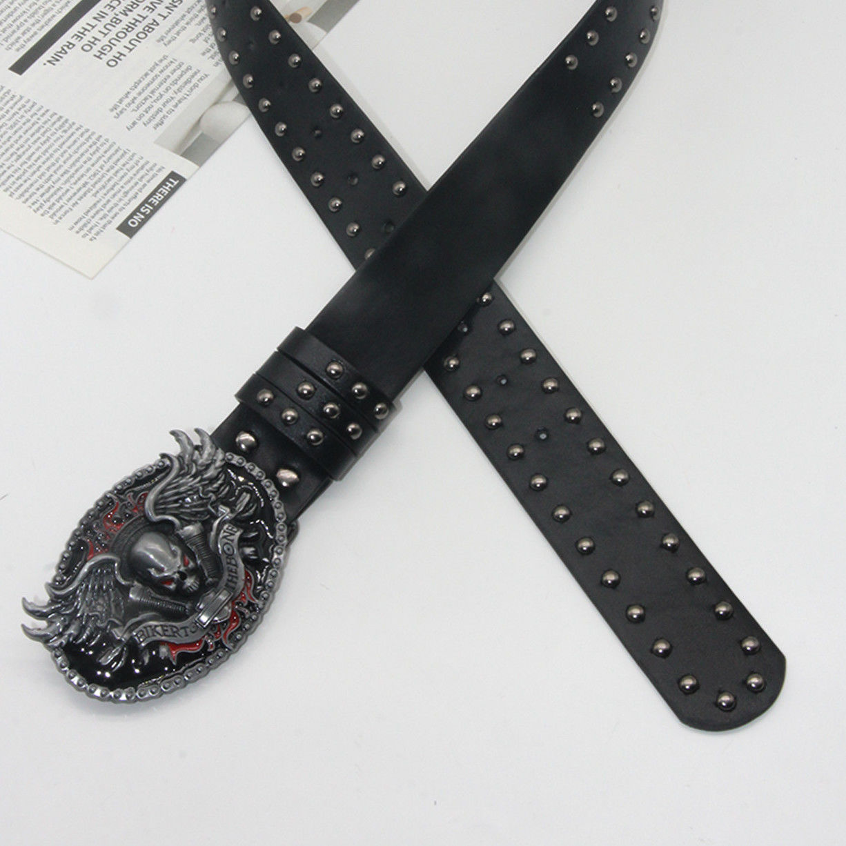 Punk-style Rivet All-match Trendy Leather Belt For Edgy Girls