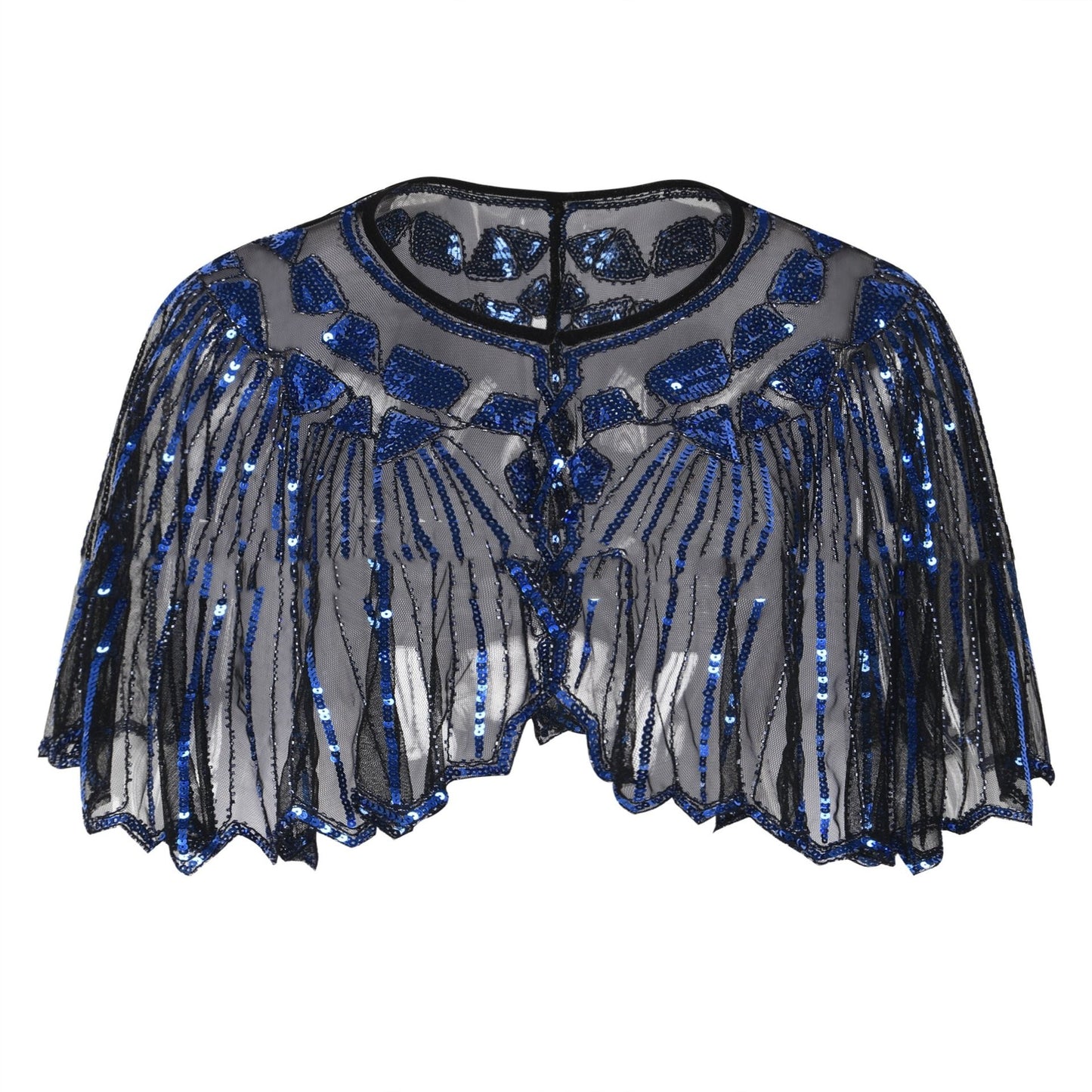 Mesh With Sequins Short Cape Evening Dress Party Dinner Cheongsam Outerwear Cross-border