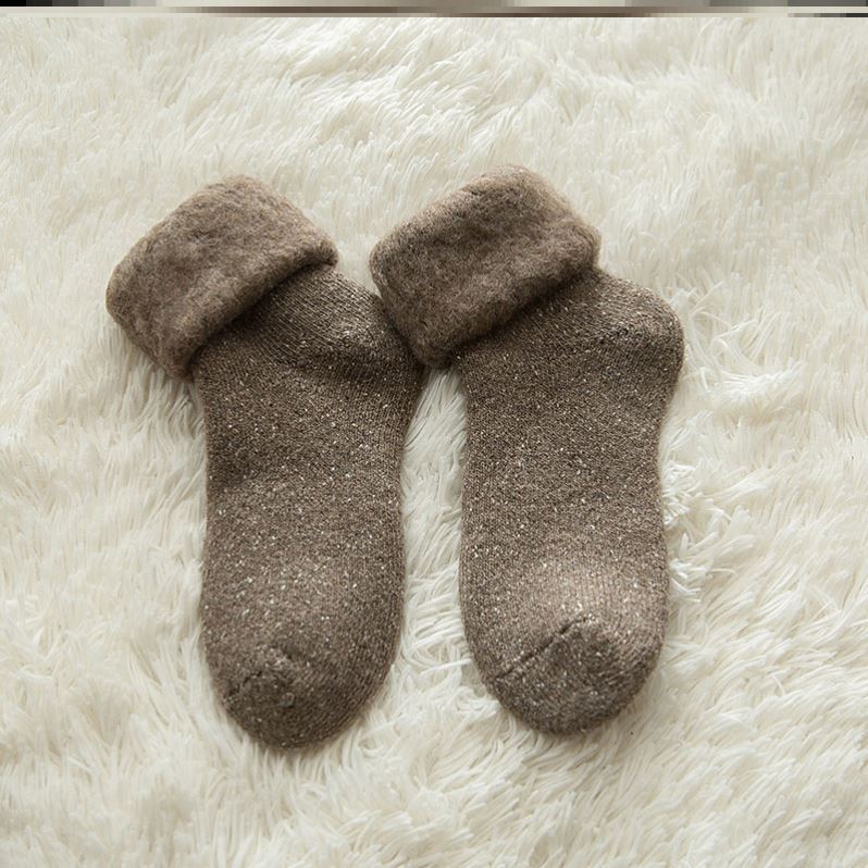 Cashmere sne-sokker til mænd i retro-stil til ældre og midaldrende
