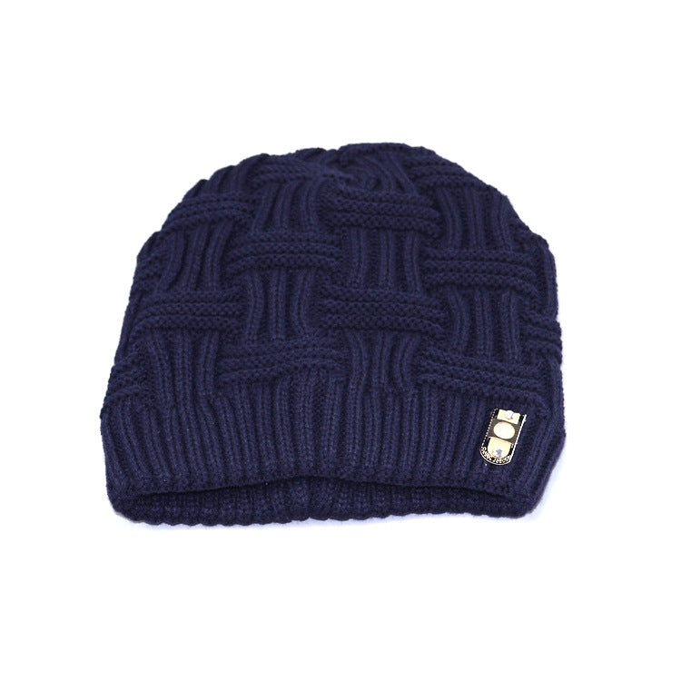 Men's Fashion Padded Jacquard Knitted Hat