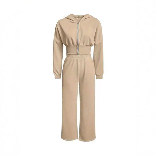 Women's Hooded Cross-border Commuter Two-piece Set