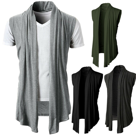 Men's Casual Sleeveless Knitted Cardigan