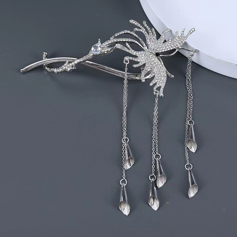 High-grade Metal Hairpin Fringed Disc
