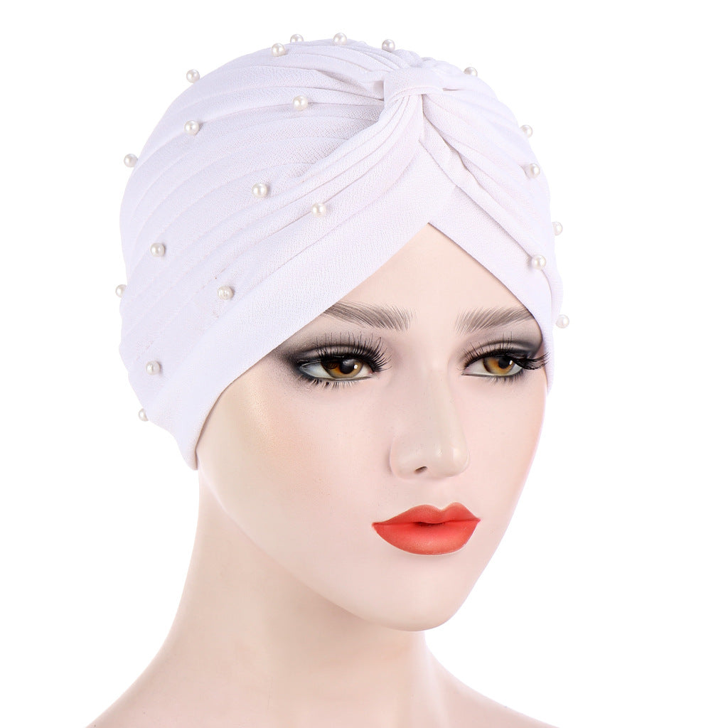 Casual Beaded Pleated Simple Toe Cap