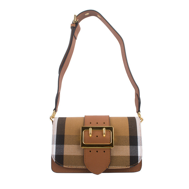 Plaid, crossbody, shoulder bag