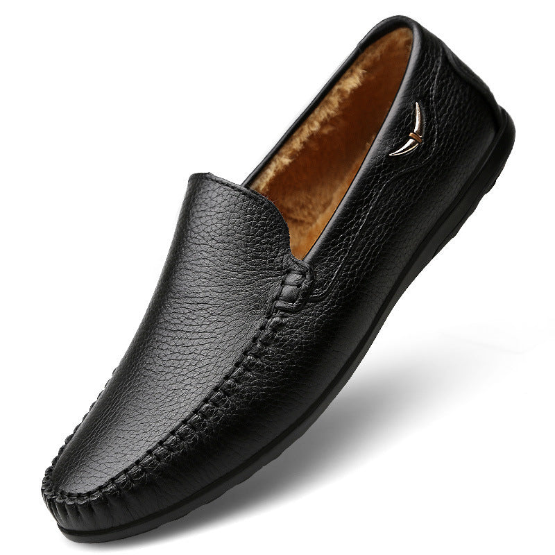 Britiske business casual lædersko til mænd