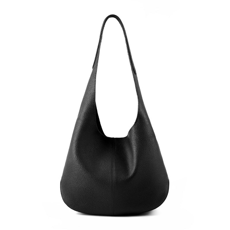 Large Capacity Shoulder Genuine Leather Bag