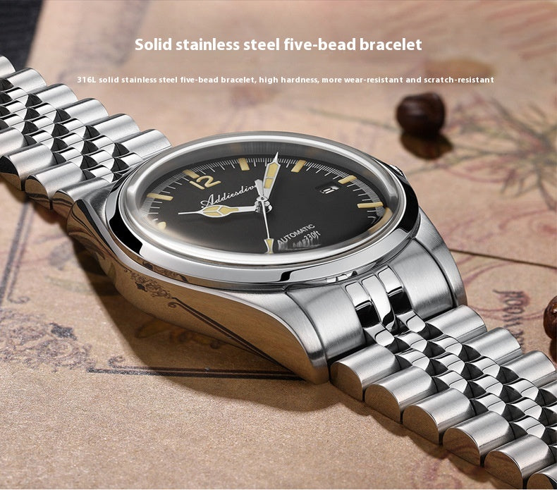 Stainless Steel Automatic Mechanical Watch 316L
