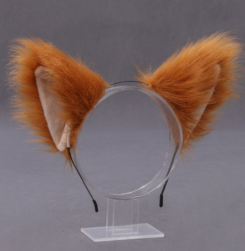 Children's Holiday Cartoon Plush Cute Bunny Ears Headband