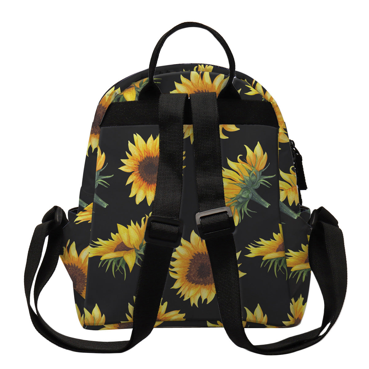 Sunflower Women's Backpack HD Waterproof Printing Mini Schoolbag