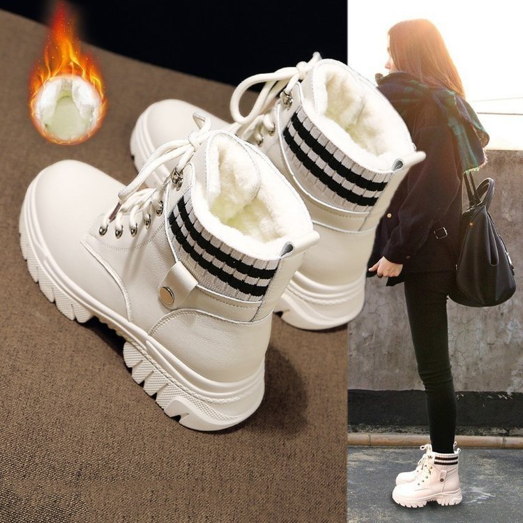 Fashionable Thick Bottom Inner Increase Martin Boots