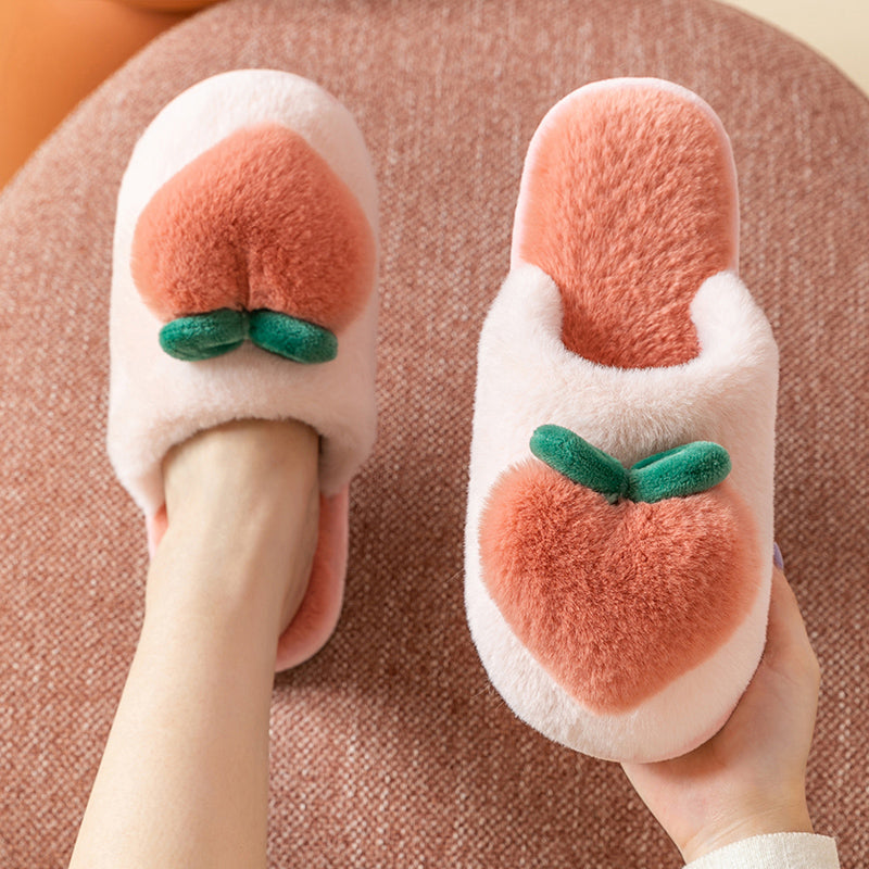 Women's winter bag with household cotton slippers