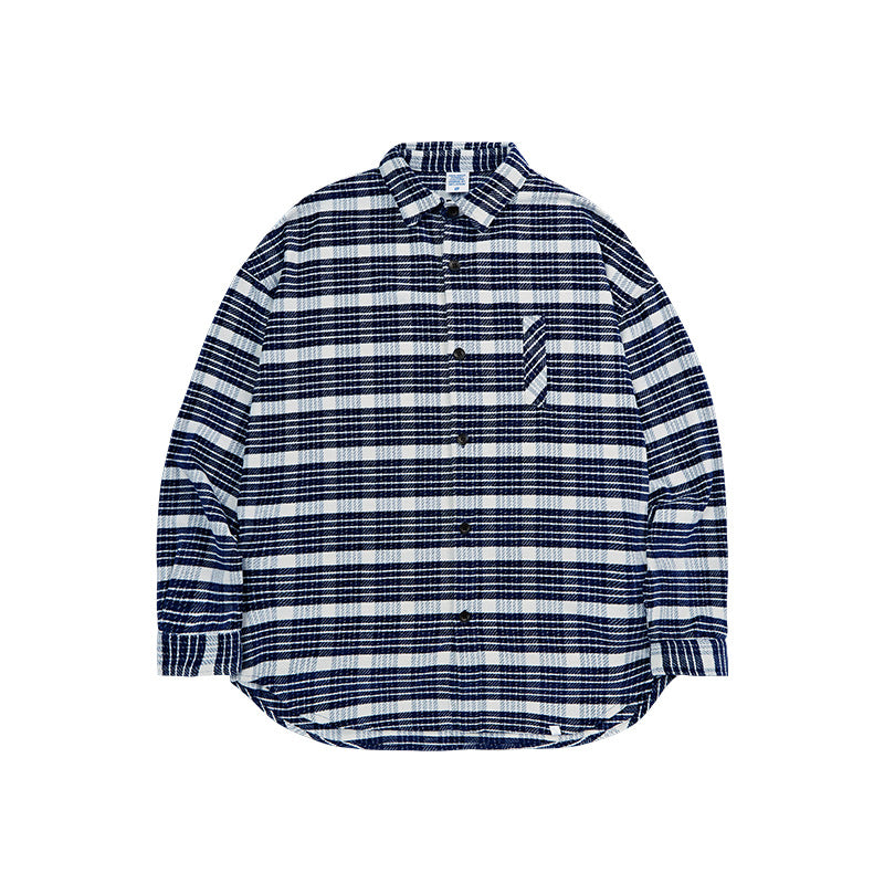 Men's Heavy Striped Long Sleeved Shirt