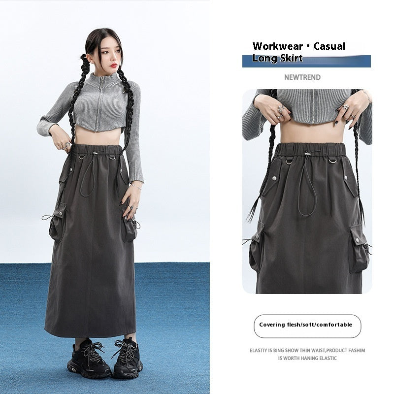 Women's American-style Retro Denim Skirt