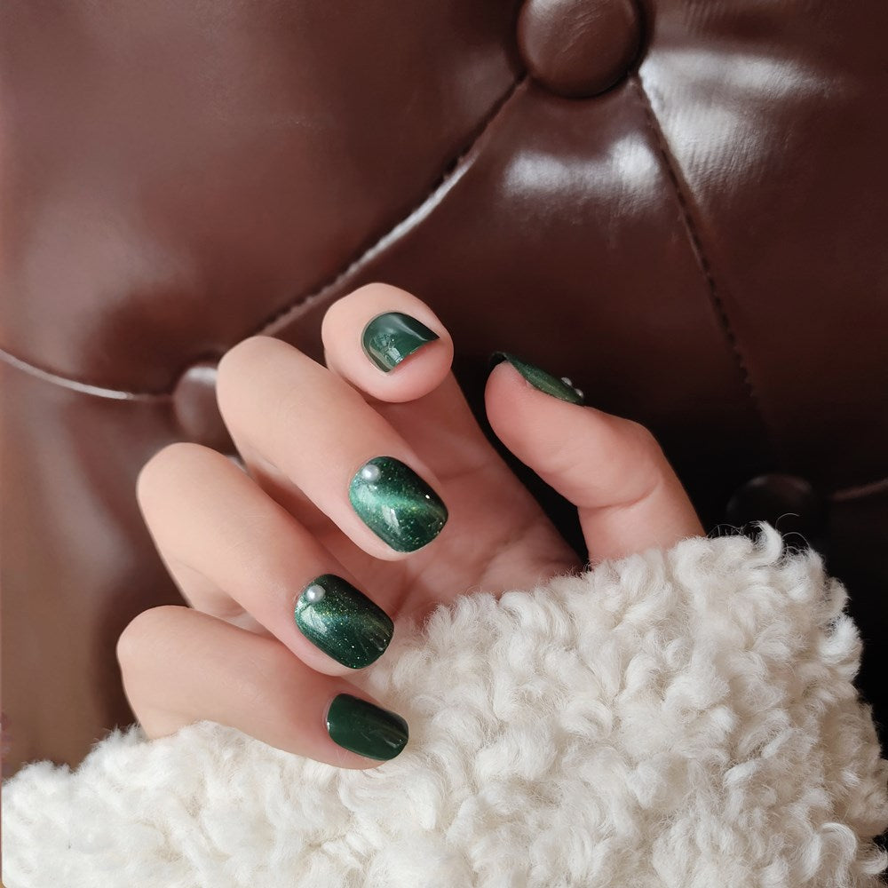 Fashion Net Red Cat Eye Jump Color Nail Art