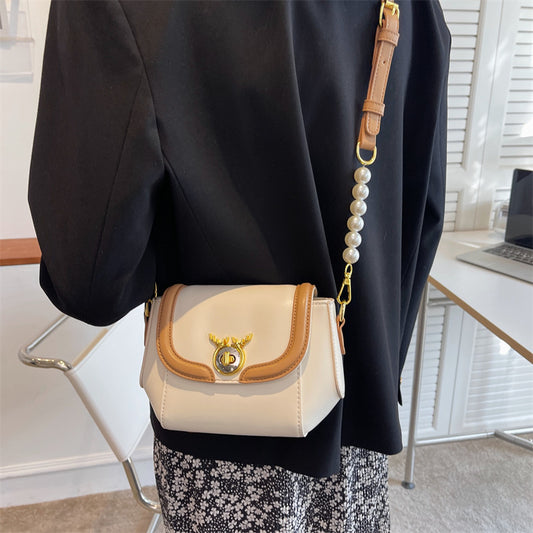 Textured Niche Small Color Matching Messenger  Women's Bag