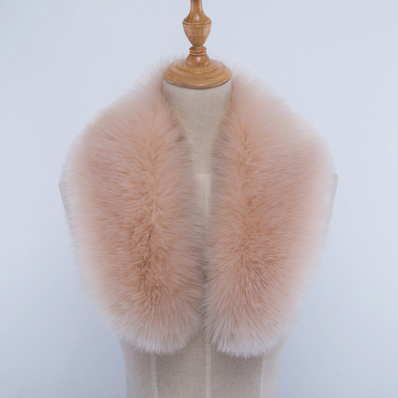 Bib Down Jacket Hat Strip Coat Collar