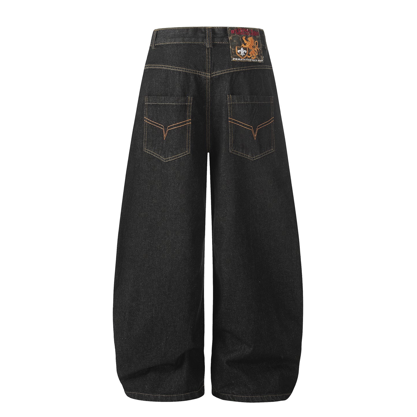 Distressed Loose-fitting Casual Pants Scimitar Jeans
