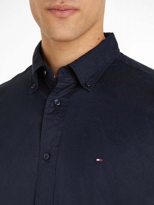 Tommy Hilfiger herr Core Flex Poplin Rf skjorta Casual skjortor