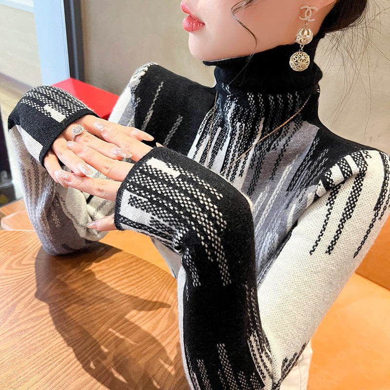 Chic Top Knitted Sweater Base Layer Innerwear