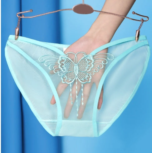 Butterfly High Elastic Breathable Transparent Briefs