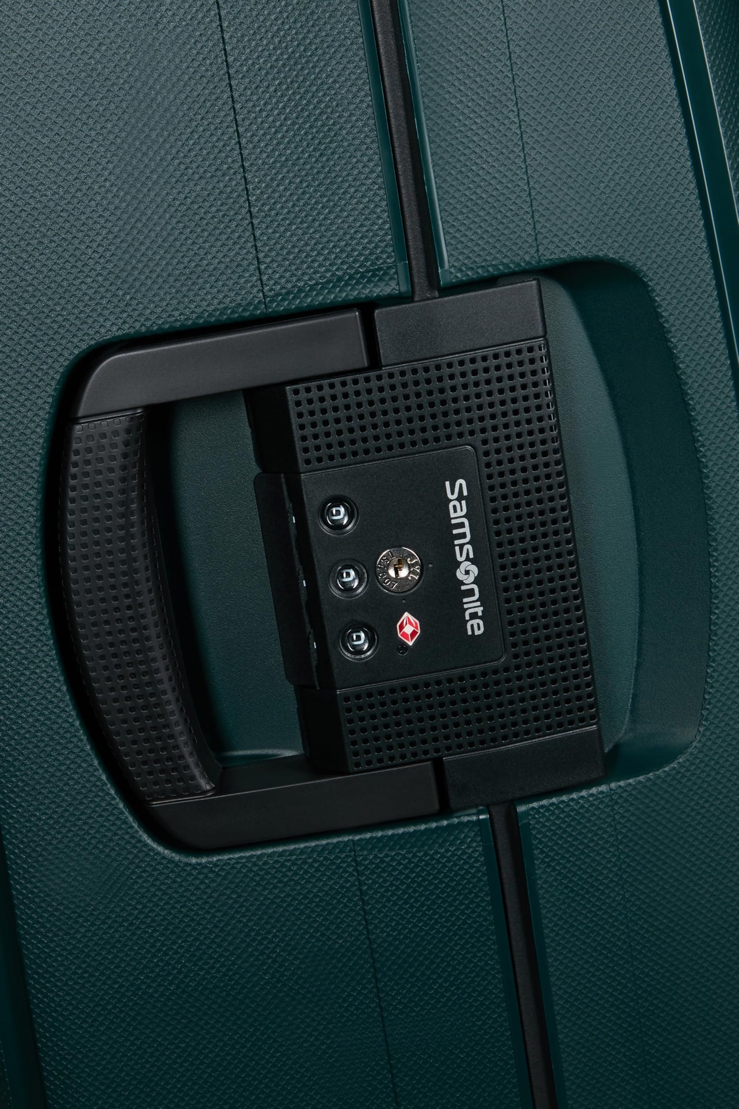 Samsonite S'Cure - Spinner M, Kabinväska, 69 cm, 79 L, Grön (Dark Teal)