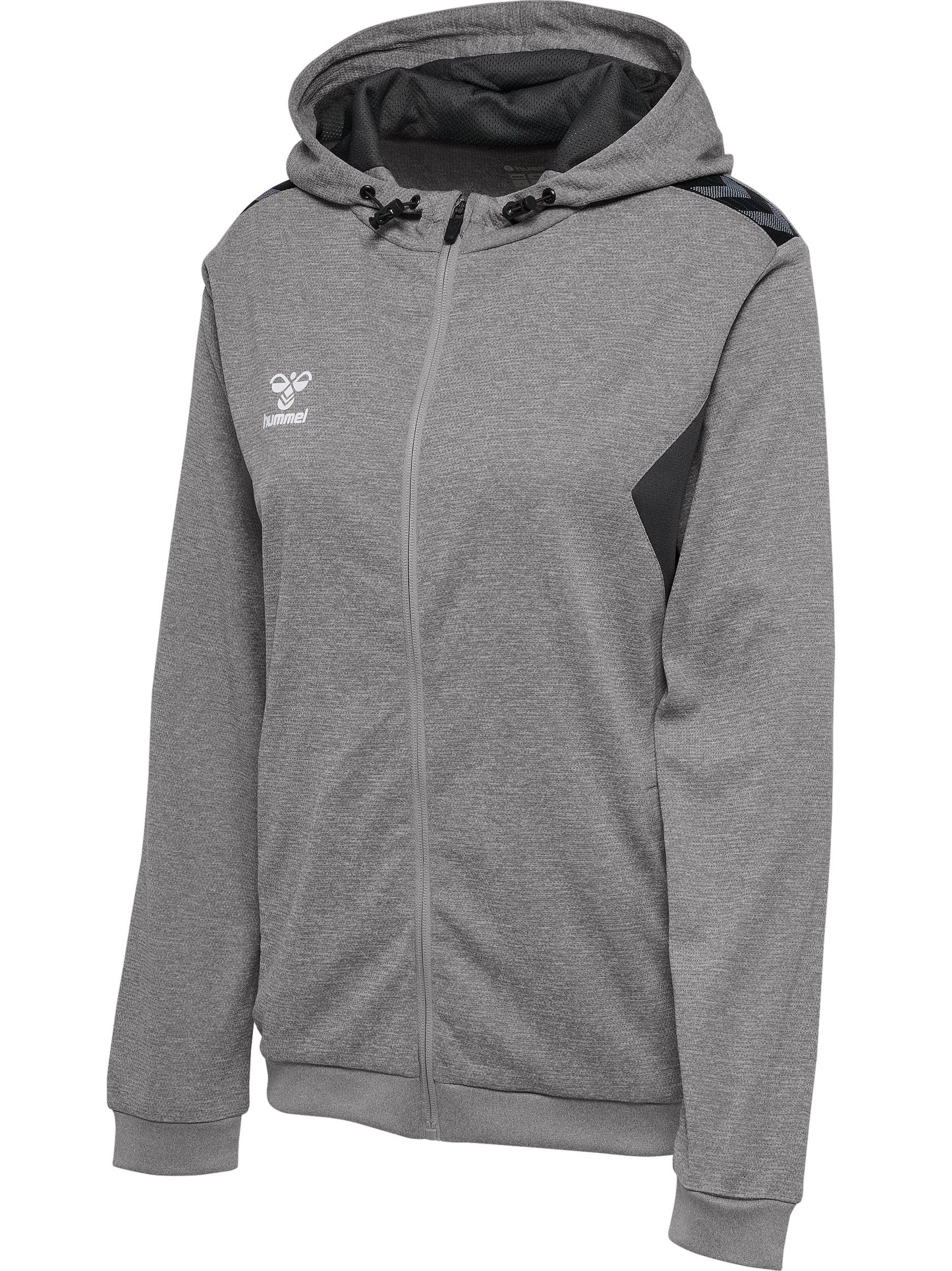 hummel dam HmlAutentisk Pl zip huvtröja dam Sweatshirt