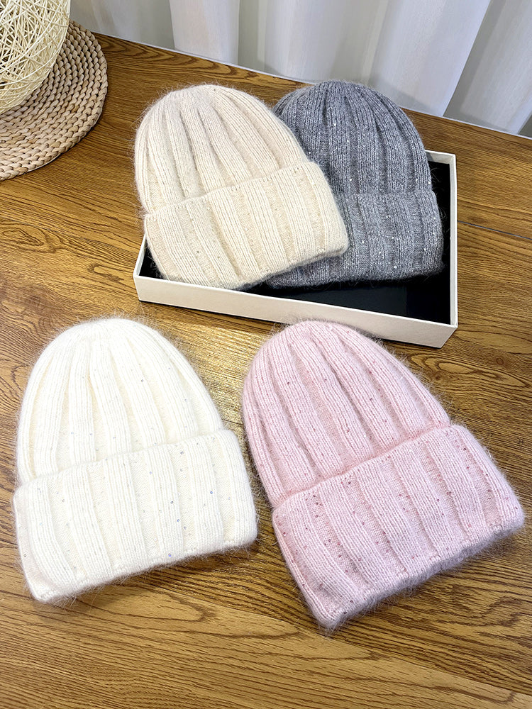 Woolen Korean Version Versatile Melon Skin Hat