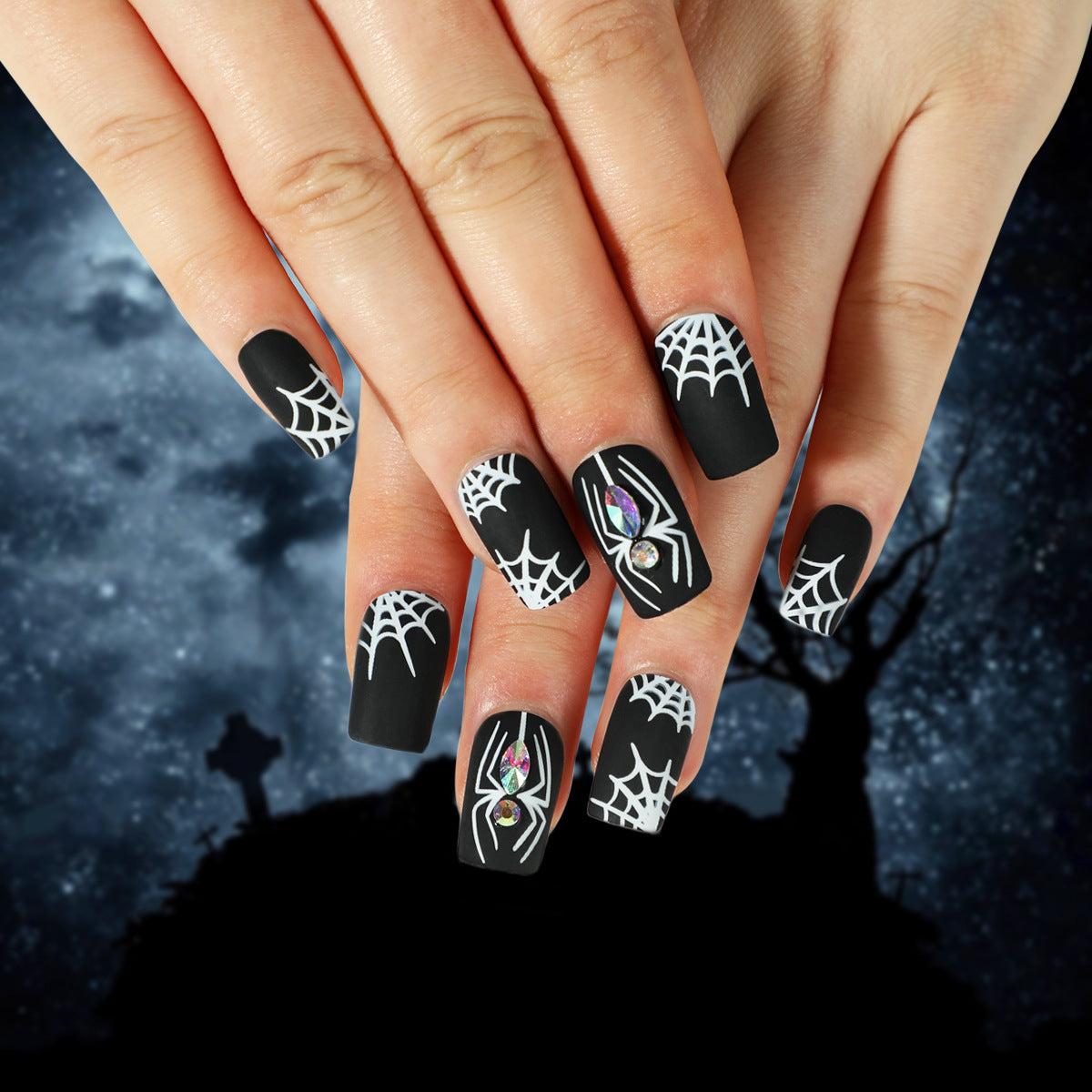 Halloween Wear 3D Stereo Nail Shaped Piece
