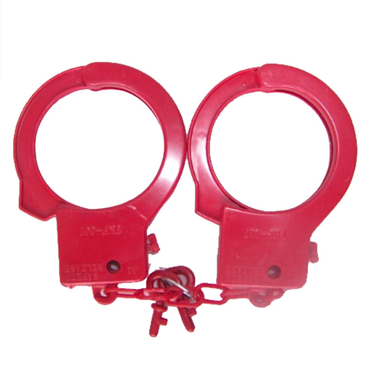 Plastic Handcuffs Toy Magic Prop Iron