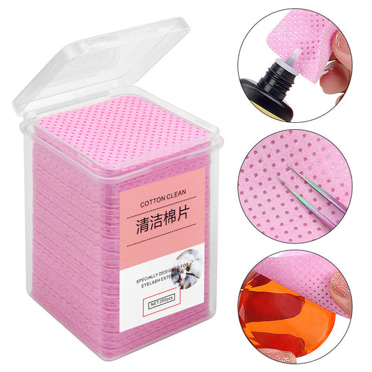 Boxed  Glue Bottle Mouth Cleaning Cotton Sheet