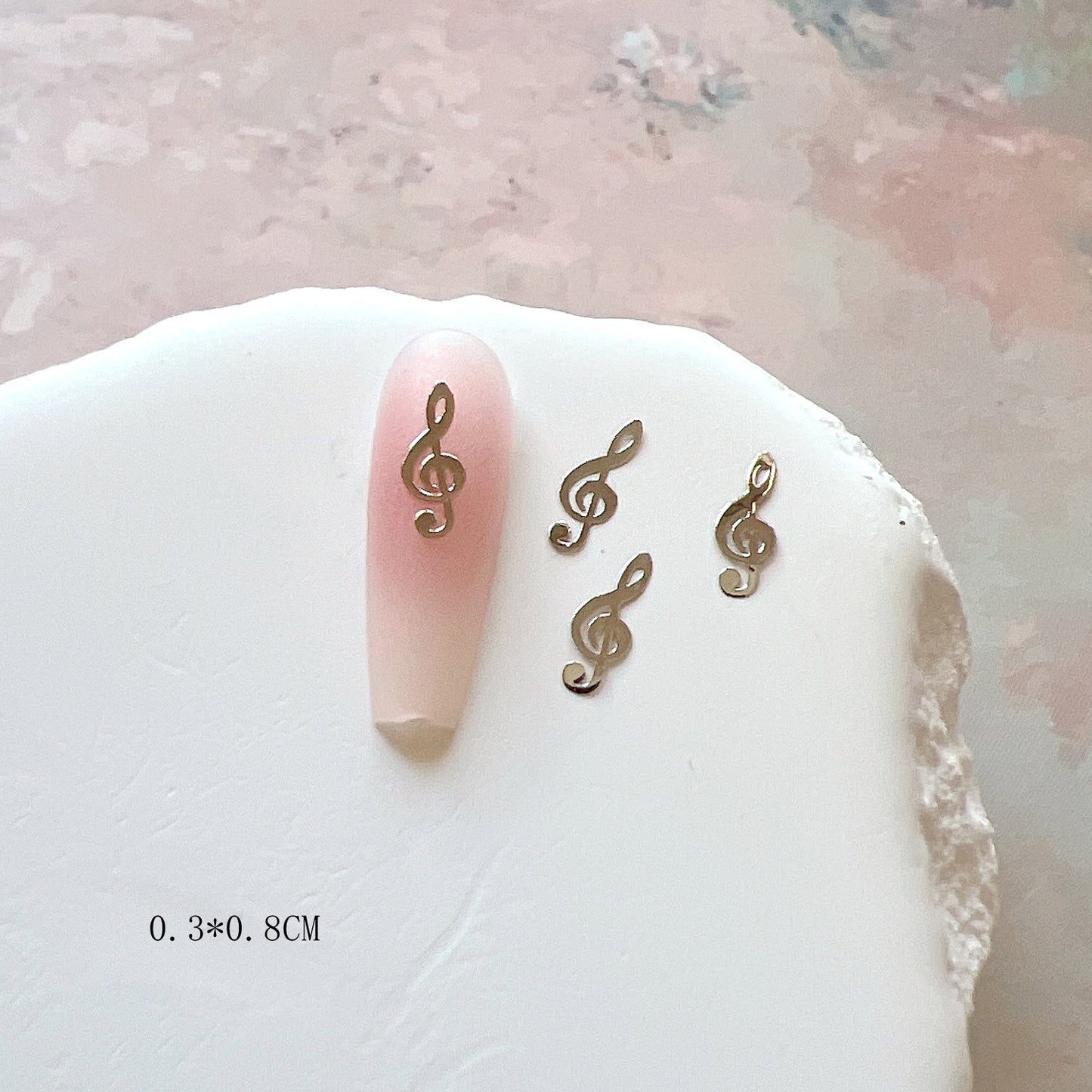 Gold And Silver Star Nail Art Metal Flakes
