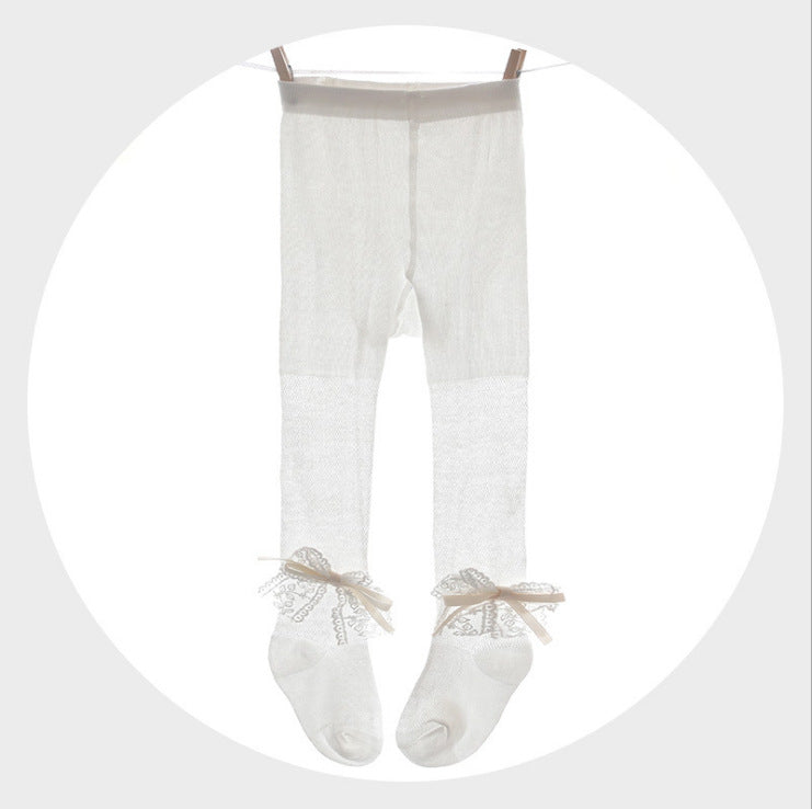 Spring And Summer Korean Princess Style Baby Leggings