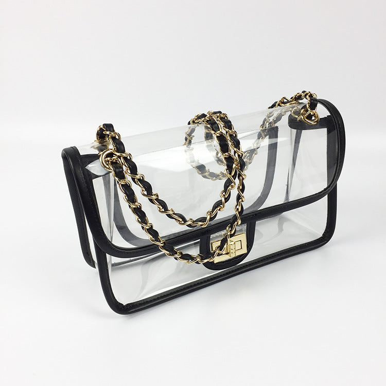 Jelly Transparent Bag Chain Bag Underarm