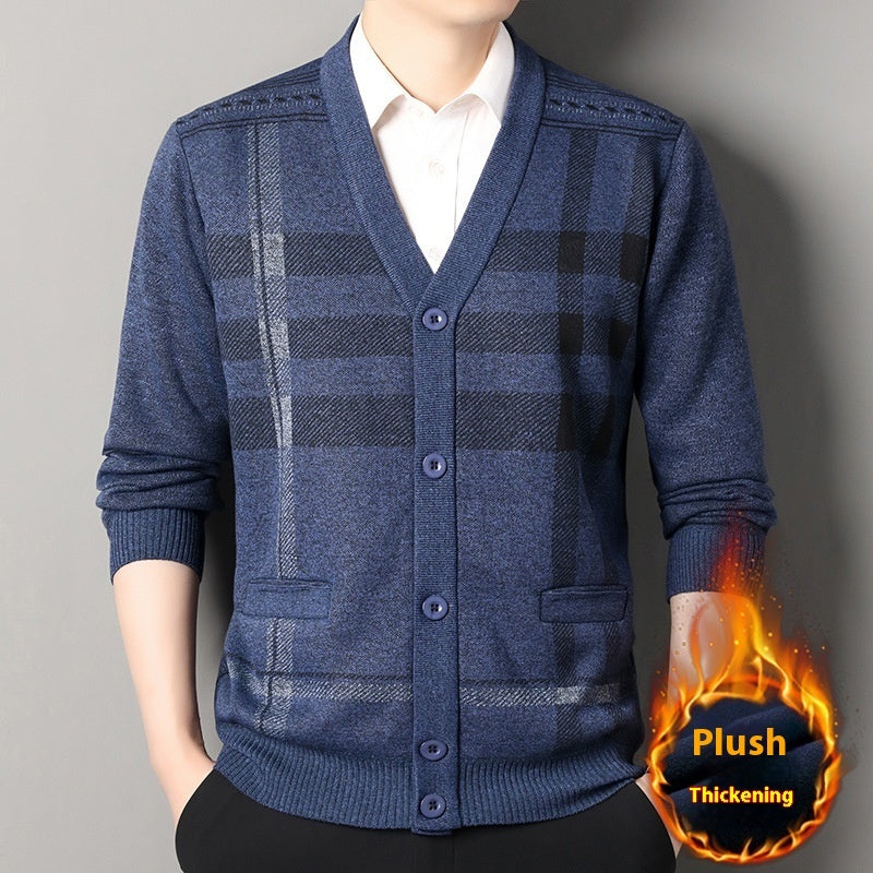 Wool Knit Cardigan Loose Casual