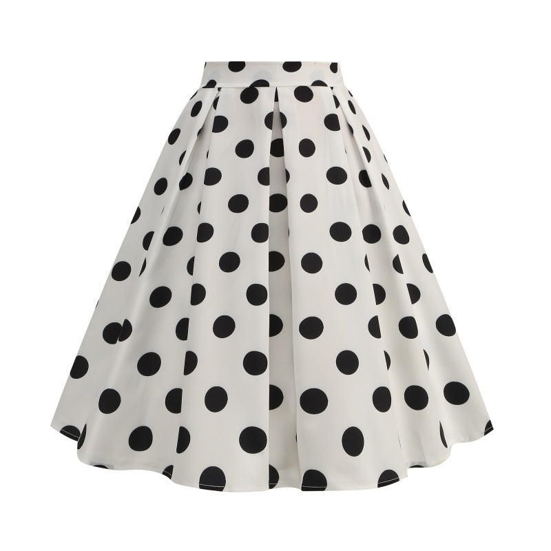 Versatile Slimming A-line Flared Skirt