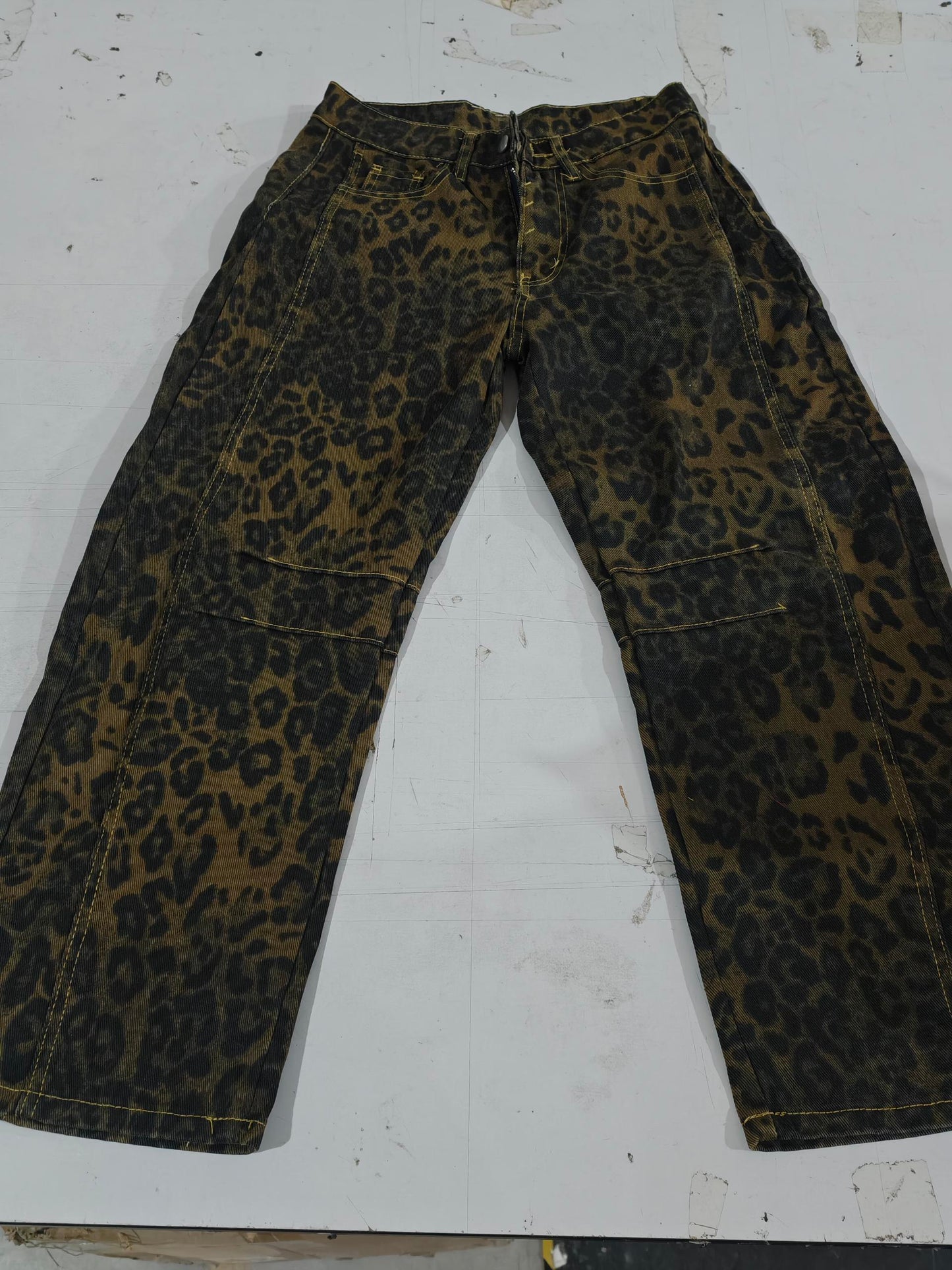 Casual Loose Mid Waist Cylindrical Women's Jeans