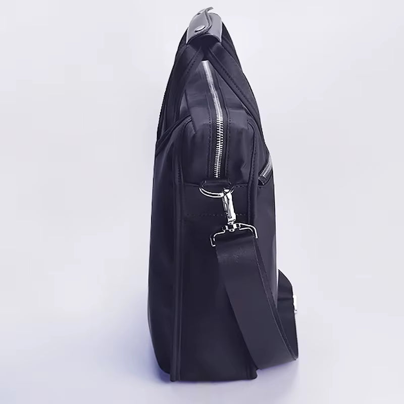 Men's Oxford Fabric Zipper Shoulder Bags - Business Briefcases and Casual Messenger Bags