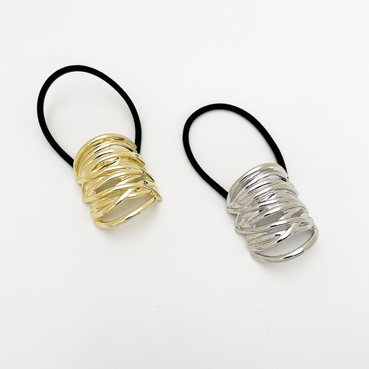 Metal Hair Accessories Hair Rope Cold Wind Ponytail Head Rope High Sense