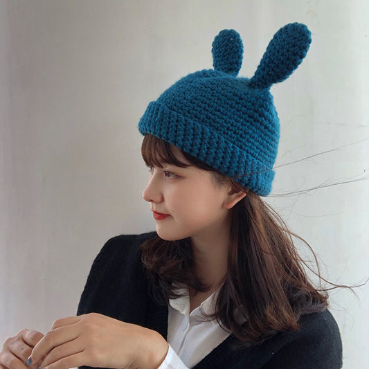 Cute Wool Hat Female Warm Student Soft Girl