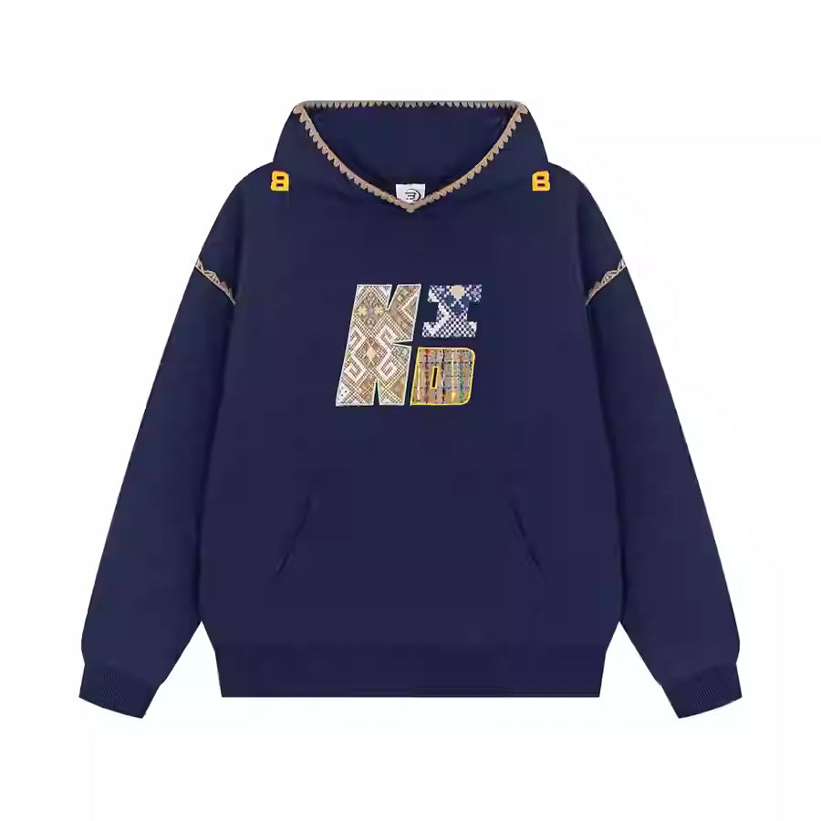 Retro Mixed Color Stripe Stand Collar Coat