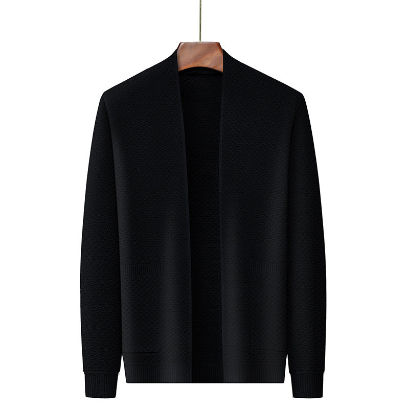 Men's Knitted Cardigan Sweater Coat
