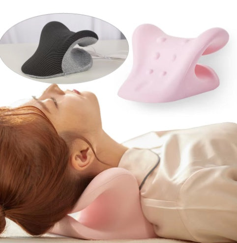 Heated Cervical Pu Massage Traction Pillow