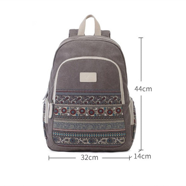 Men's Fashion Outdoor Casual Ethnic Style Backpack