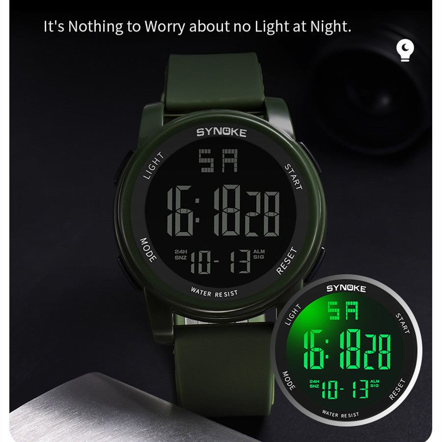 Mens Outdoor Sports Electronic Watch For Swimming